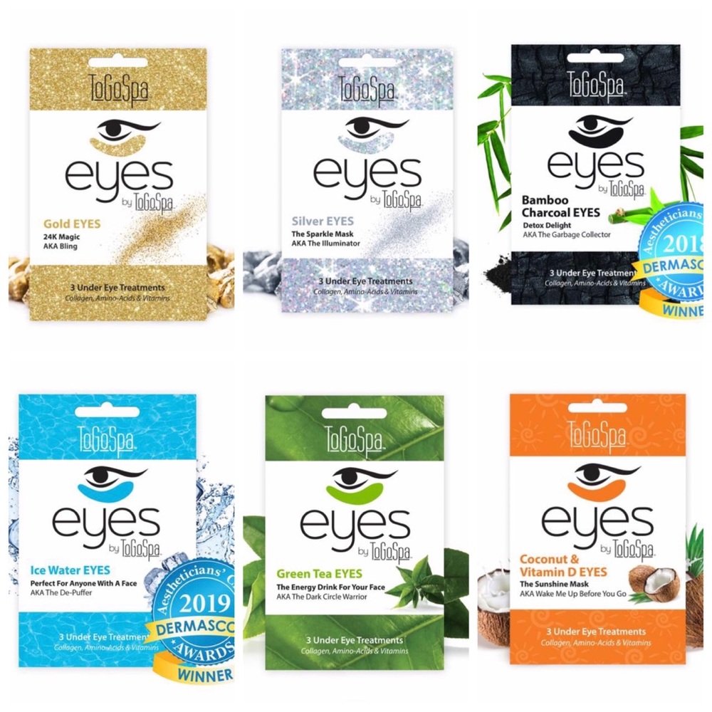 ToGoSpa Eye Patches - 18 Count/6 Packs